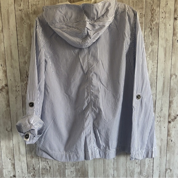 Converse Striped Hooded Jacket Pullover - Picture 4 of 6